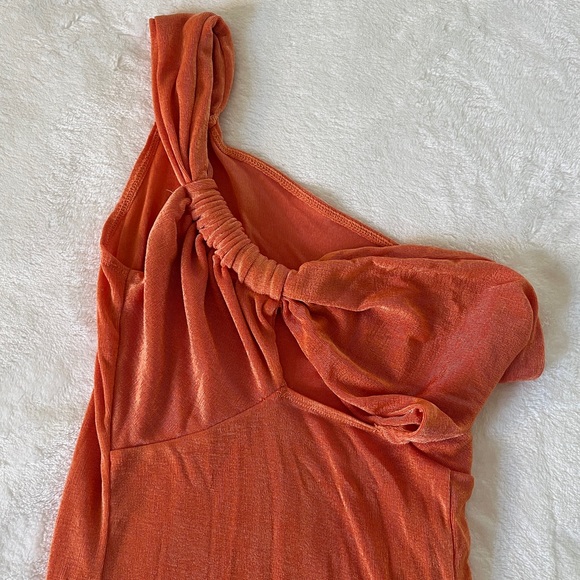 Cider One Shoulder Midi Dress XS - Picture 4 of 4